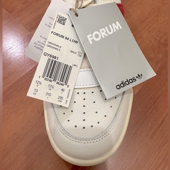 🔴⚪️Adidas FORUM 84 LOW⚪️🔴-GY6981 - Picture 2 of 6